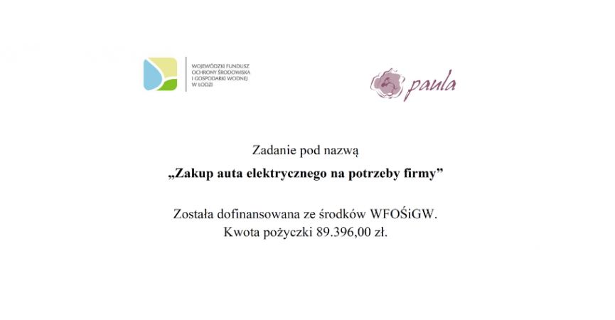 Dofinansowanie WFOŚiGW