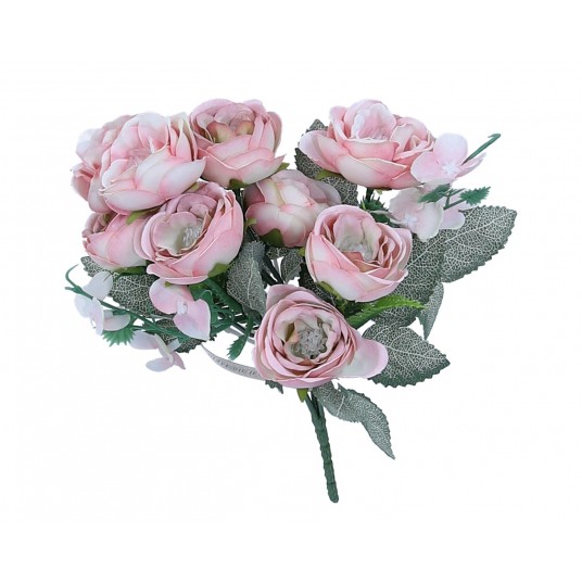 Bukiecik pełnika krem-rózowy 30cm -zdjęcie numer 1