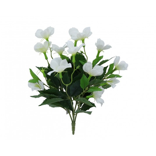 Bukiet biały d 25cm l 36cm -zdjęcie numer 1