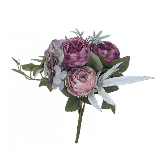 Bukiet pełnika fioletowo-róźowego 32cm -zdjęcie numer 1