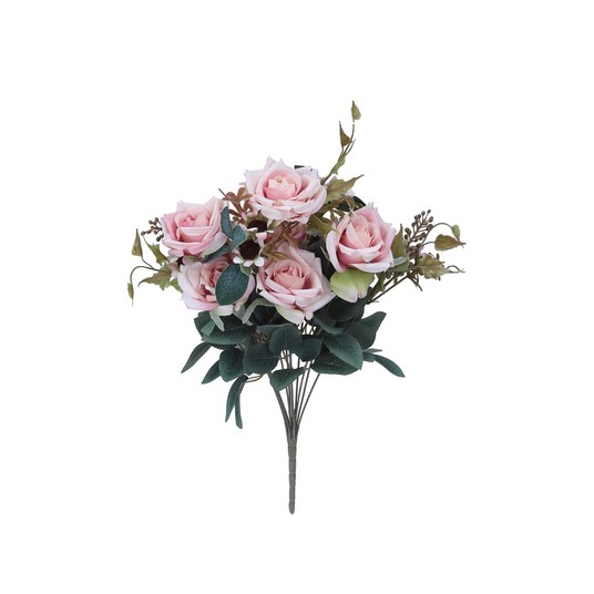 Bukiet róźowych kwiatów 48cm -zdjęcie numer 1
