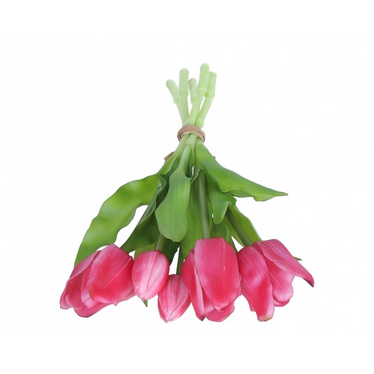 Bukiet tulipana róźowego 30cm -zdjęcie numer 1