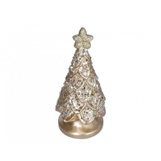 Choinka złota śr 9cm/21cm -zdjęcie numer 1