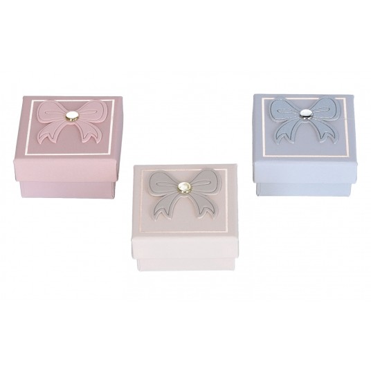 Dekor. pudełka tekturowe mix kol.6cm/6cm/3cm -zdjęcie numer 2