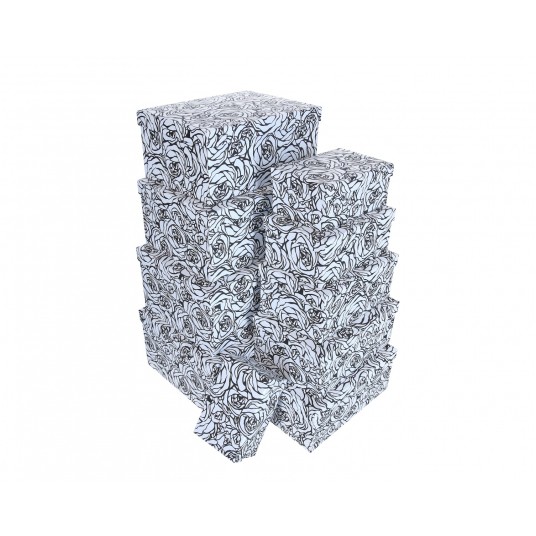 Dekor. pudełka tekturowe s/10 16cm/36cm/27cm -zdjęcie numer 2