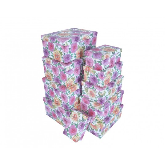Dekor. pudełka tekturowe s/10 16cm/36cm/27cm -zdjęcie numer 2