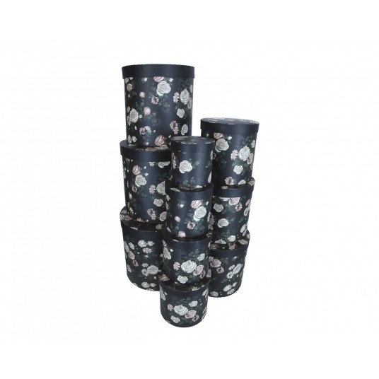 Dekor.pudełka tekturowe s/10 śr 32cm/32cm -zdjęcie numer 2
