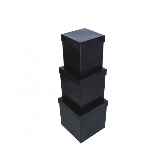 Dekor. pudełka tekturowe s/3 21cm/20cm/20cm -zdjęcie numer 2