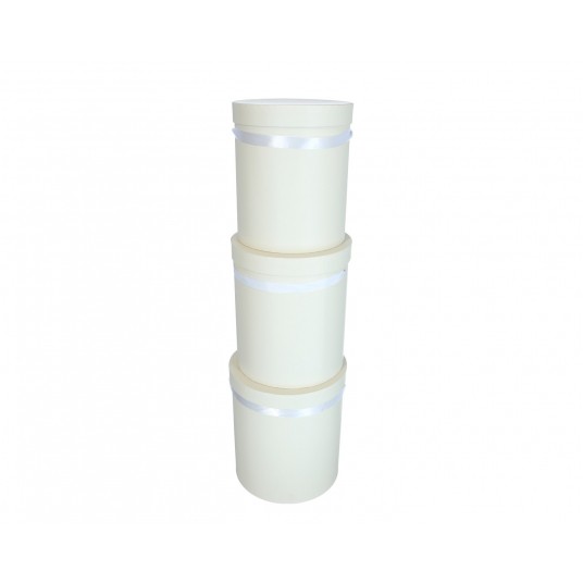 Dekor. pudełka tekturowe s/3 śr 24cm/28cm -zdjęcie numer 1