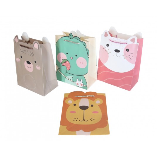 Dekor. torebki papierowe mix kol.25cm/18cm/10cm -zdjęcie numer 1