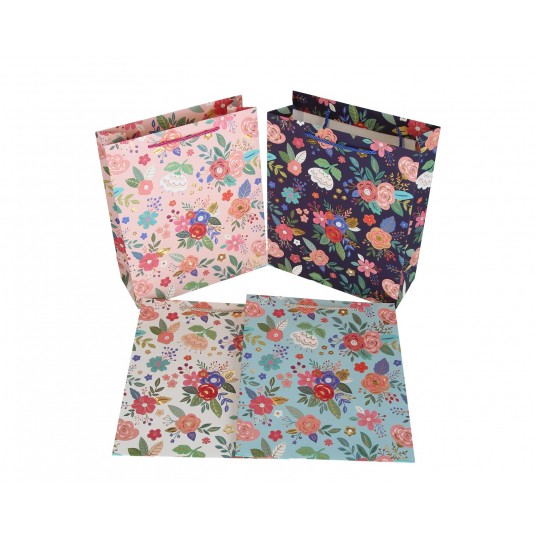 Dekor. torebki papierowe mix kol. 32cm/26cm/10cm -zdjęcie numer 2