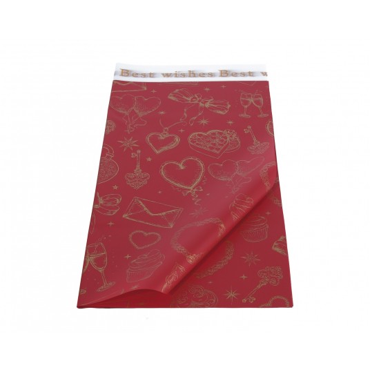 Dekoracyjna folia do pakowania 57cm/57cm -zdjęcie numer 1