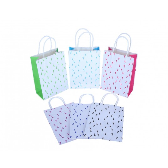 Dekoracyjna torebka papierowa mix 21cm/15cm/8cm -zdjęcie numer 1