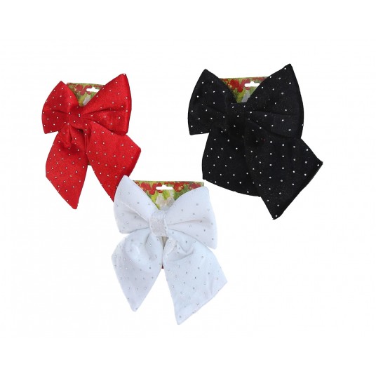 Dekoracyjne kokardy z weluru mix 25cm/20cm -zdjęcie numer 1