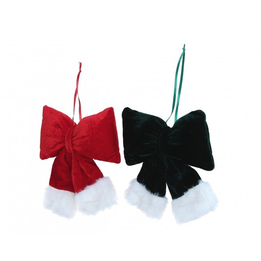 Dekoracyjne kokardy z weluru mix kol. 17cm/15cm -zdjęcie numer 1