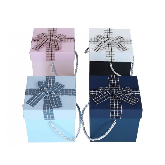 Dekoracyjne pudełka tektur.mix kol.13cm/13cm/13cm -zdjęcie numer 1