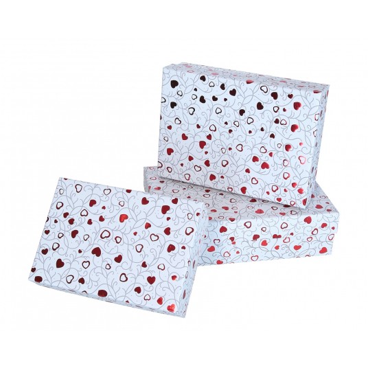 Dekoracyjne pudełka tekturowe s/3 25cm/18cm/7cm -zdjęcie numer 1