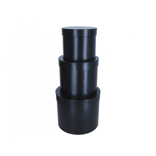 Dekoracyjne pudełka tekturowe s/3 śr 23cm/19cm -zdjęcie numer 1