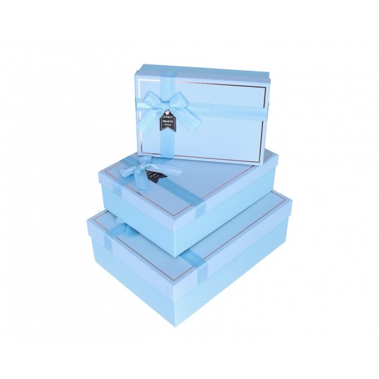 Dekoracyjne pudełko tekturowe s/3 34cm/25cm/12cm -zdjęcie numer 1