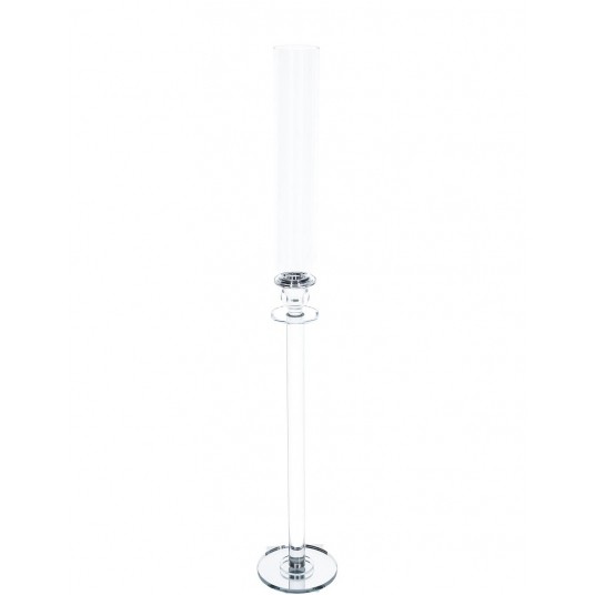 Dekoracyjne szklane świeczniki śr 12cm/76cm -zdjęcie numer 1