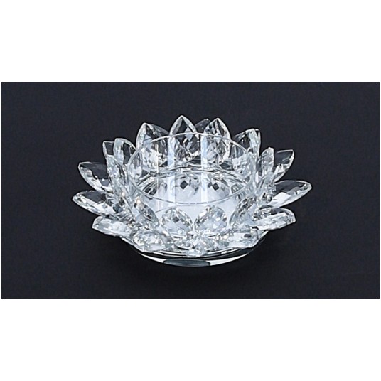 Dekoracyjne szklane świeczniki śr 15cm/5cm -zdjęcie numer 1