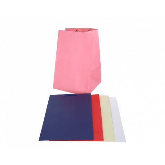 Dekoracyjne torebki papier mix 5kol 43cm/28cm/28cm -zdjęcie numer 1