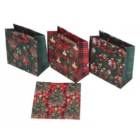Dekoracyjne torebki papierowe 15cm/15cm/7cm -zdjęcie numer 1