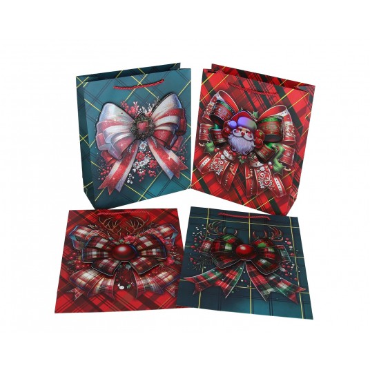 Dekoracyjne torebki papierowe 32cm/26cm/10cm -zdjęcie numer 1
