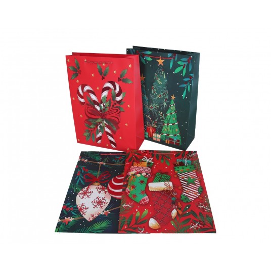 Dekoracyjne torebki papierowe 42cm/31cm/12cm -zdjęcie numer 1