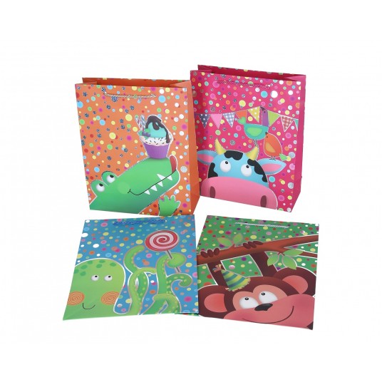 Dekoracyjne torebki papierowe mix 32cm/26cm -zdjęcie numer 1