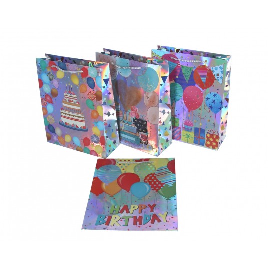 Dekoracyjne torebki papierowe mix 32cm/26cm/10cm -zdjęcie numer 1