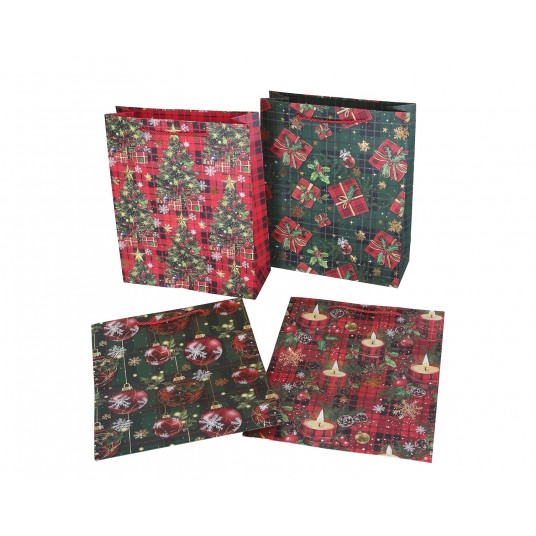 Dekoracyjne torebki papierowe mix 32cm/26cm/10cm -zdjęcie numer 1