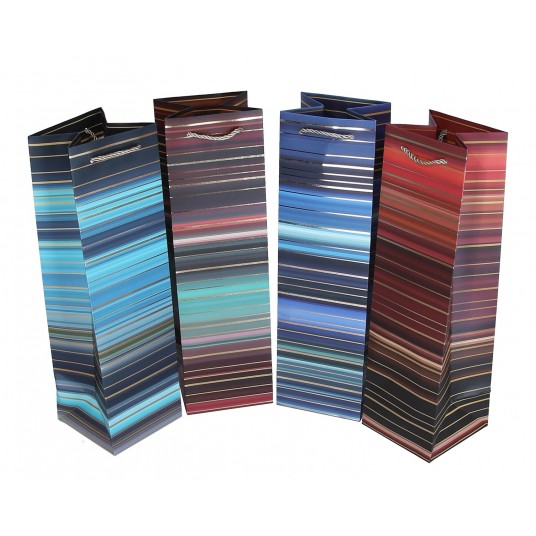Dekoracyjne torebki papierowe mix 38cm/11cm/11cm -zdjęcie numer 1