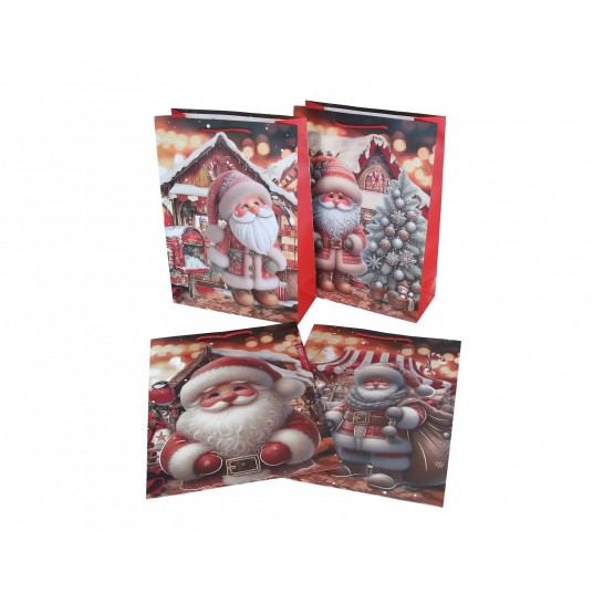 Dekoracyjne torebki papierowe mix 42cm/30cm/12cm -zdjęcie numer 1