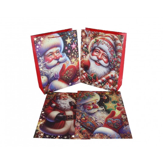 Dekoracyjne torebki papierowe mix 42cm/31cm/12cm -zdjęcie numer 1
