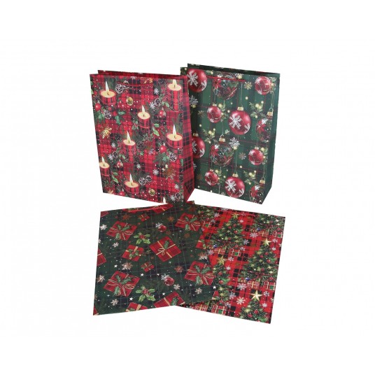 Dekoracyjne torebki papierowe mix 42cm/31cm/12cm -zdjęcie numer 1