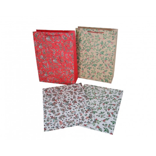 Dekoracyjne torebki papierowe mix 42cm/31cm/12cm -zdjęcie numer 1
