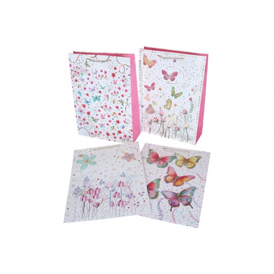 Dekoracyjne torebki papierowe mix 42cm/31cm/12cm -zdjęcie numer 1