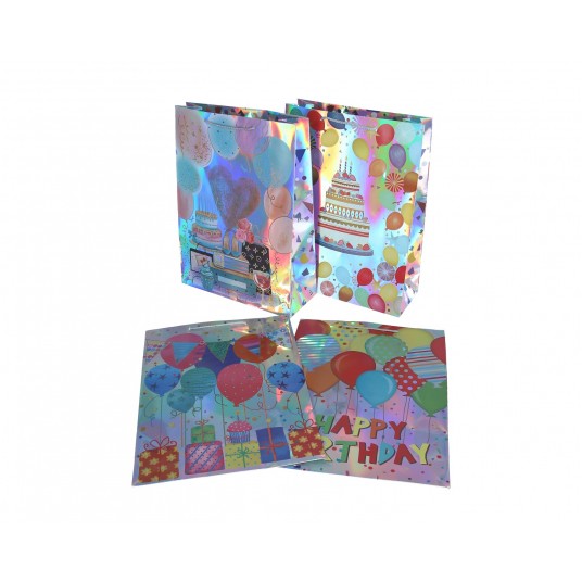 Dekoracyjne torebki papierowe mix 42cm/31cm/12cm -zdjęcie numer 1