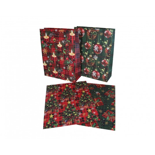 Dekoracyjne torebki papierowe mix 53cm/41cm/16cm -zdjęcie numer 1