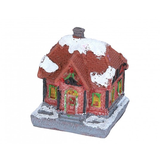 Domek ozdobny do dekoracji 8cm/6cm/6cm -zdjęcie numer 1