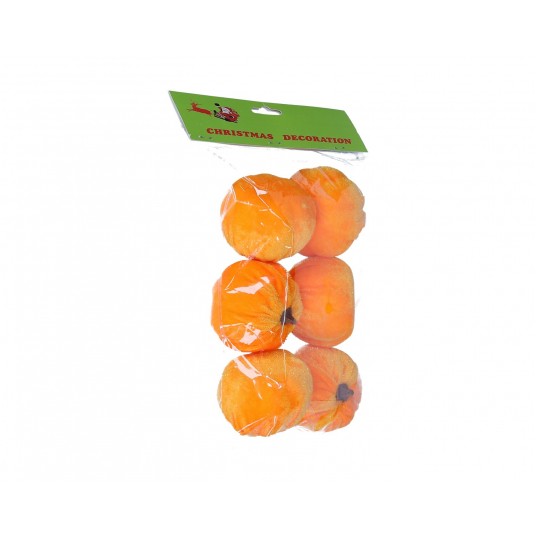 Dynia ozdobna pomaranczowa 6cm/7cm op=6szt -zdjęcie numer 2