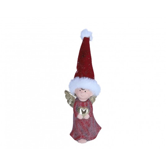 Figurka aniołka z sercem 21cm -zdjęcie numer 1