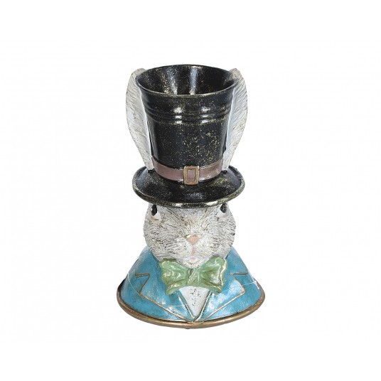 Figurka zajączka do dekoracji 27cm/18cm -zdjęcie numer 1