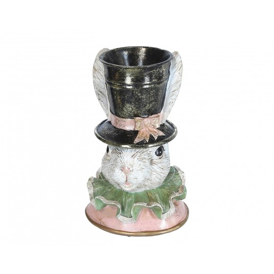Figurka zajączka do dekoracji 27cm/18cm -zdjęcie numer 1