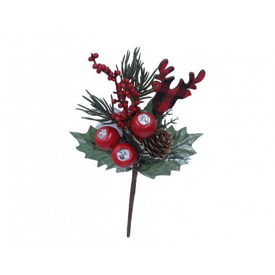 Gałązka ozdobna do kompozycji 24cm -zdjęcie numer 1