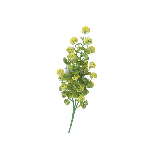 Gałązka ozdobna zółta 48cm -zdjęcie numer 1