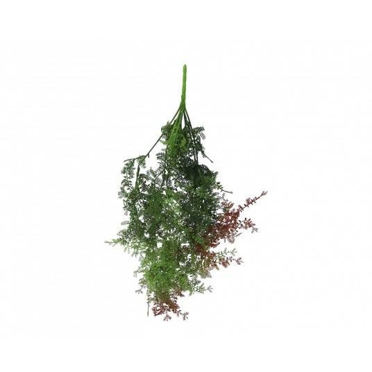 Gałązka paproci zielono-bordowej 80cm -zdjęcie numer 1