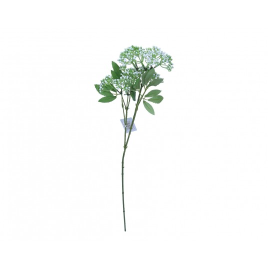Gałązka z białymi kulkami 66cm -zdjęcie numer 1