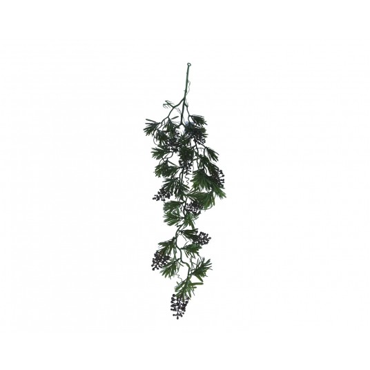Gałązka z brązowymi kulkami 90cm -zdjęcie numer 1